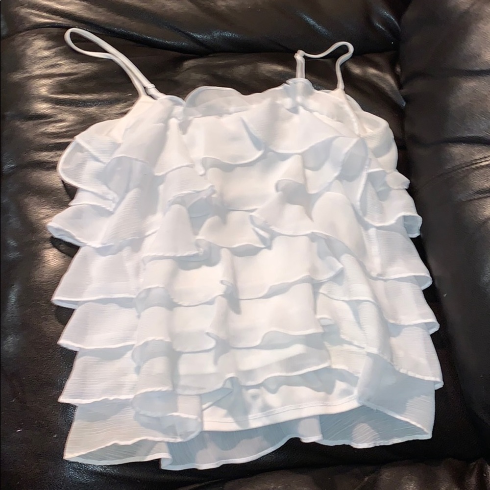 Ruffle tank